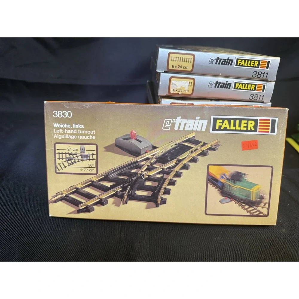Vintage Faller Playtrain Bundle 3623 3643 Tracks 1984 Catalog NEW NOS